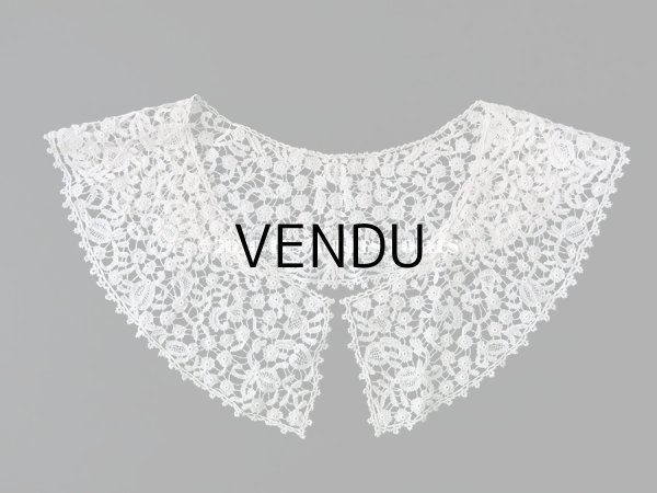 画像3: 19世紀 アンティーク 付け襟 ロザリン・ペルレ  (3)