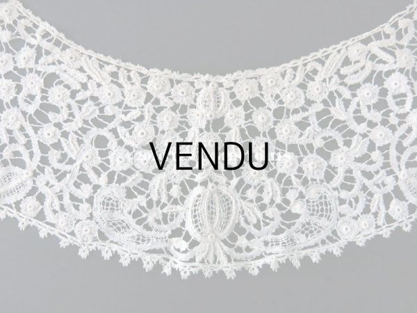 画像9: 19世紀 アンティーク 付け襟 ロザリン・ペルレ  (9)