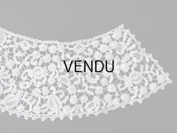 画像7: 19世紀 アンティーク 付け襟 ロザリン・ペルレ  (7)