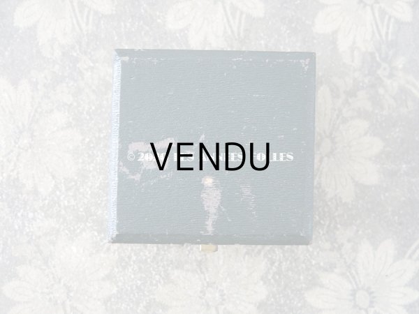 画像7: アンティーク 金彩入り ブレスレット用 ジュエリーボックス ダークグリーン (7)