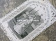 画像2: 19世紀末 アンティーク  初聖体の小さなカニヴェ  レースの透かし模様 (2)