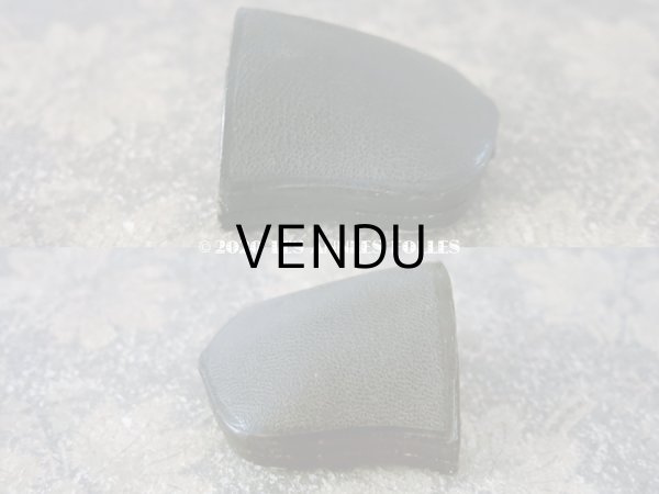 画像9: 19世紀 アンティーク ジュエリーボックス ピアス用 黒 (9)