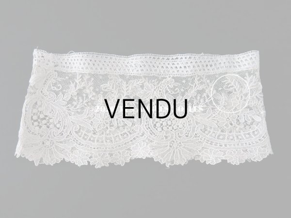 画像5: 19世紀末 アンティーク ニードルレース ポワンドガーズの付け袖のセット  【ポワン・ド・ガーズ】  (5)