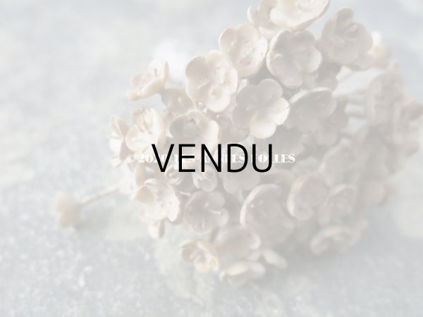 画像10: アンティーク ティアラ制作用 ワックスフラワーパーツ 60〜70ピースのセット (S） (10)