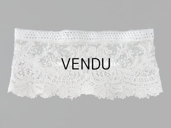 画像4: 19世紀末 アンティーク ニードルレース ポワンドガーズの付け袖のセット  【ポワン・ド・ガーズ】  (4)