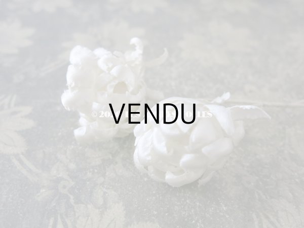 画像6: アンティーク オフホワイトの布花  (6)