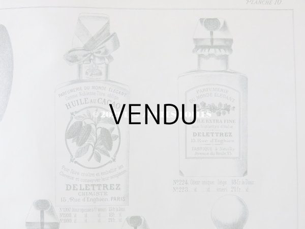 画像6: アンティーク パフュームリーのデザイン画  PLANCHE 10 - DELETTREZ PARIS - (6)