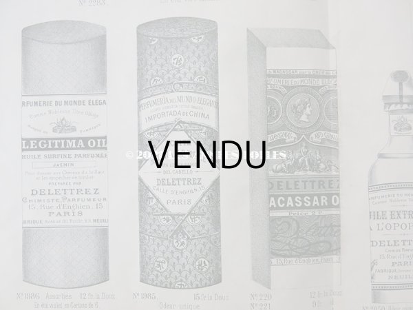 画像5: アンティーク パフュームリーのデザイン画  PLANCHE 10 - DELETTREZ PARIS - (5)