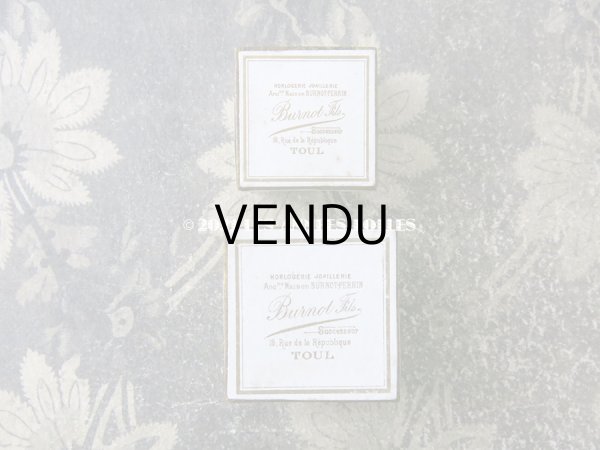 画像3: 1900年代 アンティーク 小さなジュエリーボックス ホワイト＆ゴールド (3)