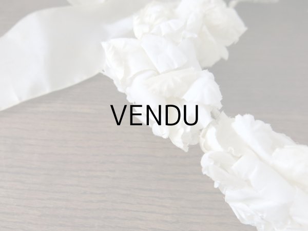 画像12: アンティーク 硝子の蓋のショーケース入り コミュニオンのヘッドリース　プレザントワール (12)