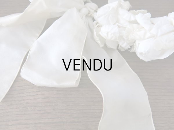 画像13: アンティーク 硝子の蓋のショーケース入り コミュニオンのヘッドリース　プレザントワール (13)