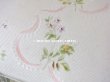 画像8: 1900年頃 アンティーク お菓子箱 シルク地 ピンクのリボン＆薄紫と黄色の薔薇 (8)