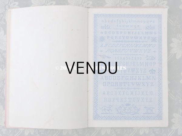 画像6: 19世紀末 アンティーク クロスステッチ & モノグラムの刺繍図案帳 MANUELE DE MARQUES ET BRODERIES N 194 - N.ALEXANDRE&CIE - (6)