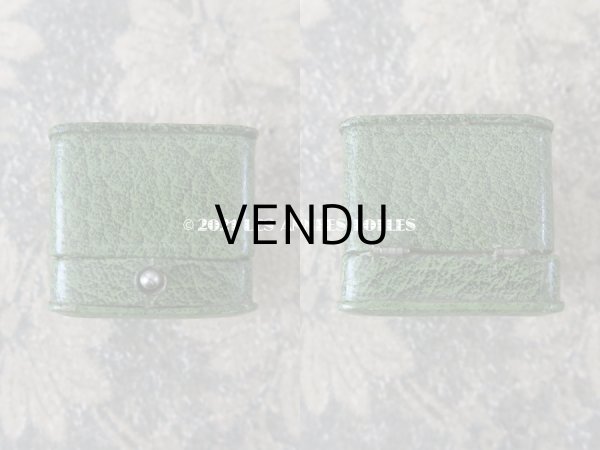 画像4: アンティーク 金彩入り ジュエリーボックス  グリーン (4)