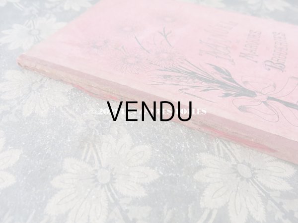 画像3: 19世紀末 アンティーク クロスステッチ & モノグラムの刺繍図案帳 MANUELE DE MARQUES ET BRODERIES N 194 - N.ALEXANDRE&CIE - (3)