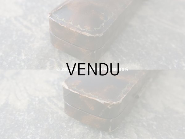 画像7: アンティーク ジュエリーボックス べっ甲柄 (7)