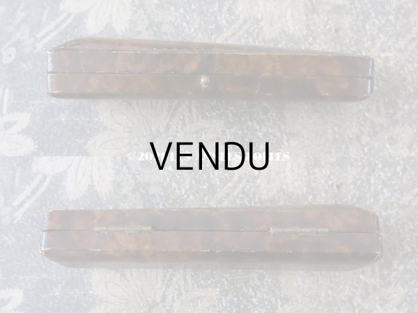 画像6: アンティーク ジュエリーボックス べっ甲柄 (6)