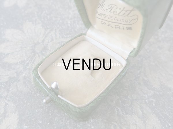 画像6: アンティーク 金彩入り ジュエリーボックス  グリーン (6)