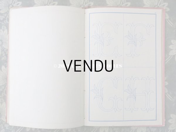 画像13: 19世紀末 アンティーク クロスステッチ & モノグラムの刺繍図案帳 MANUELE DE MARQUES ET BRODERIES N 194 - N.ALEXANDRE&CIE - (13)