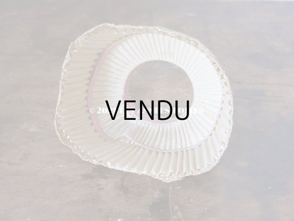 画像6: アンティーク  ランプシェード  2点セット プリーツ＆レース (6)