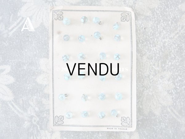 画像4: アンティーク ドール用　極小 6〜7mm ベネチアングラスのボタン  (4)