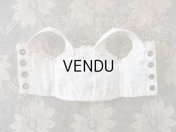 画像3: アンティーク ドール用 小さなコルセット (3)