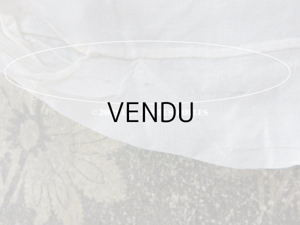 画像11: 未使用 アンティーク 小さな女の子用 パフスリーブ 手縫いのブラウス  (11)