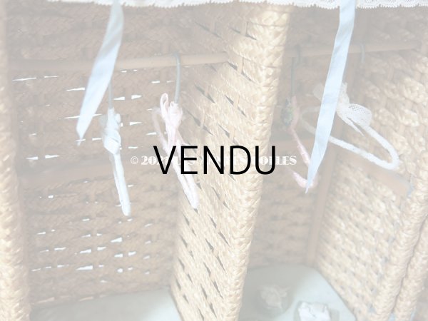 画像13: アンティーク  ドール付き プレゼンテーション パニエ (13)