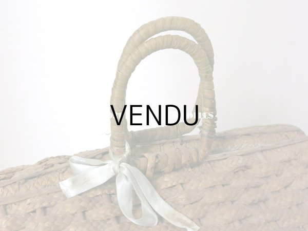 画像7: アンティーク  ドール付き プレゼンテーション パニエ (7)