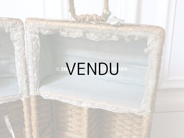 画像8: アンティーク  ドール付き プレゼンテーション パニエ (8)