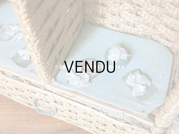 画像14: アンティーク  ドール付き プレゼンテーション パニエ (14)