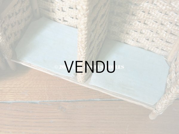 画像11: アンティーク  ドール付き プレゼンテーション パニエ (11)