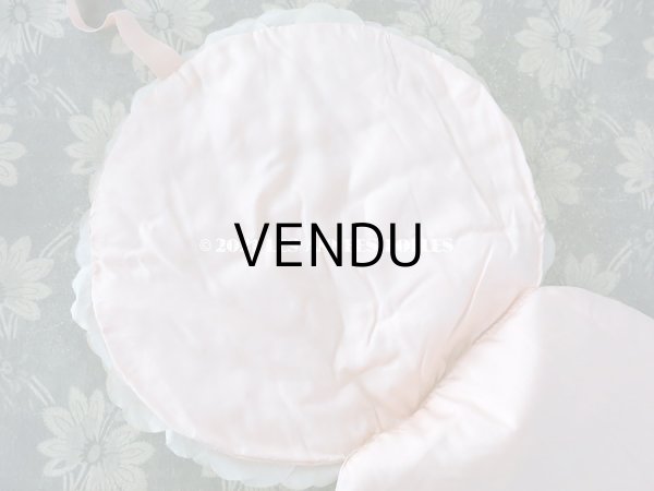 画像11: アンティーク パウダーピンクの薔薇のハンキーケース　ポシェット  (11)