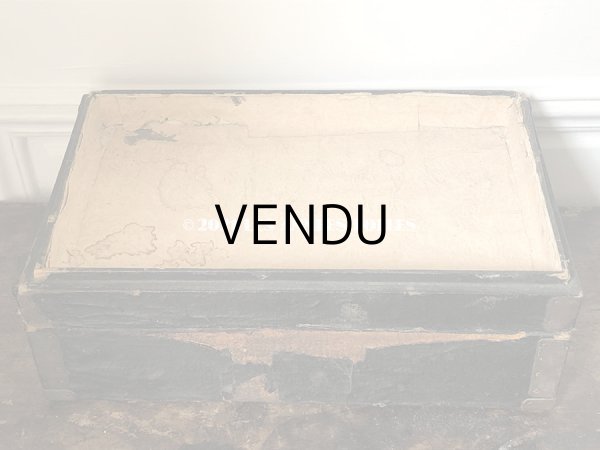 画像8: 19世紀末 アンティーク 帽子店の木箱のセット 黒 4段 (8)