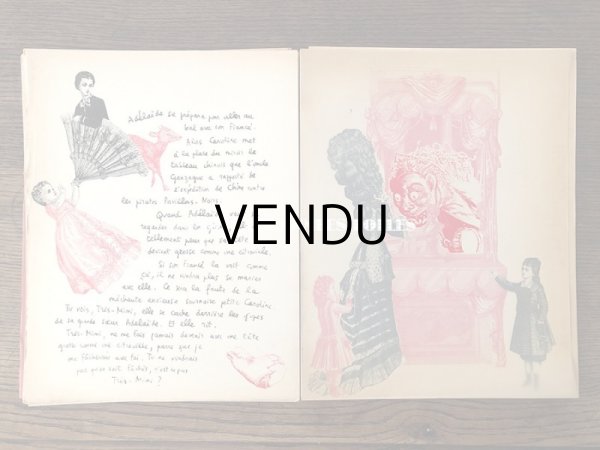 画像10: 1954年 限定本 シリアルナンバー付き アンティーク 子供用遊べる絵本 LA FAMILLE QUATRE CENTS COUPS - CRAUDE ROY - (10)
