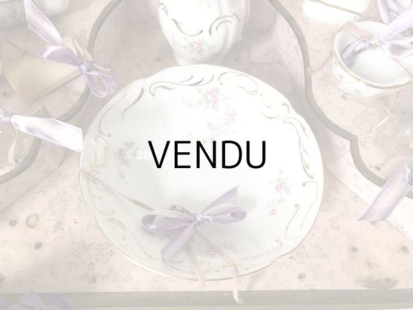 画像5: 1900年代 アンティーク 子供用玩具 薔薇のトワレットセット菫のブーケ付き (5)