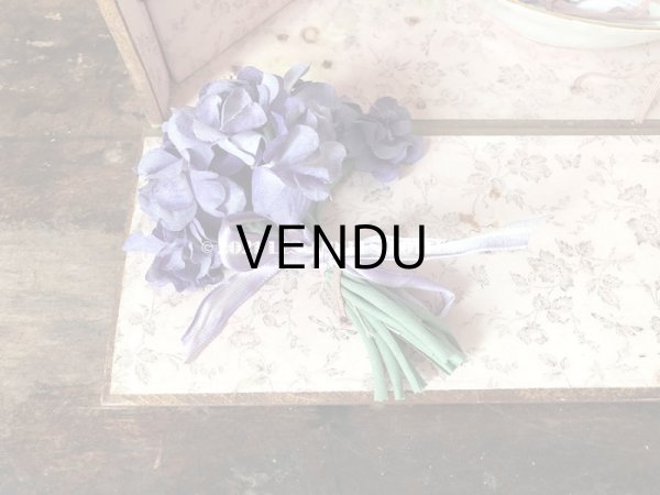 画像4: 1900年代 アンティーク 子供用玩具 薔薇のトワレットセット菫のブーケ付き (4)