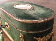 画像15: 19世紀 アンティーク ナポレオン3世時代 チョコレートボックス 薔薇のブーケ　お菓子箱 グリーンのベルベット (15)