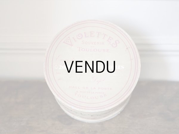 画像7: アンティーク  菫の郵送用 紙箱 ピンク VIOLETTES DE TOULOUSE  (7)