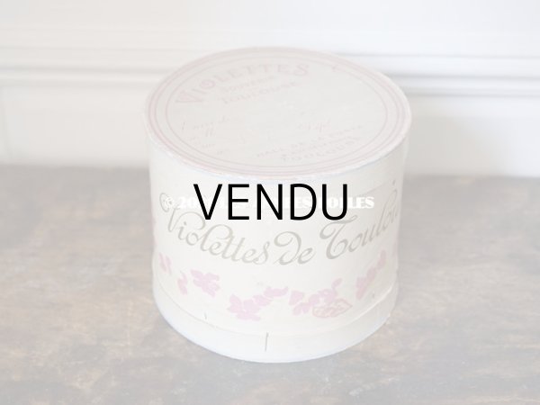 画像12: アンティーク  菫の郵送用 紙箱 ピンク VIOLETTES DE TOULOUSE  (12)