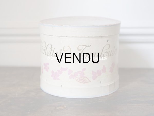 画像3: アンティーク  菫の郵送用 紙箱 ピンク VIOLETTES DE TOULOUSE  (3)