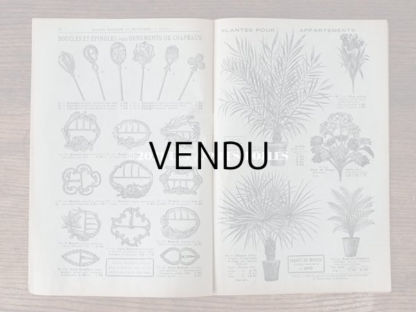 画像9: アンティーク プランタン百貨店のカタログ　布花＆フェザー＆帽子 CATALOGUE SPECIAL DE FLEURS, PLUMES & CHAPEAUX - GRANDS MAGASOINS DU PRINTEMPS -  (9)