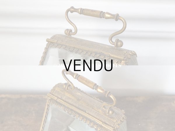 画像6: アンティーク 懐中時計 & ジュエリーボックス パウダーブルーのシルク製クッション (6)