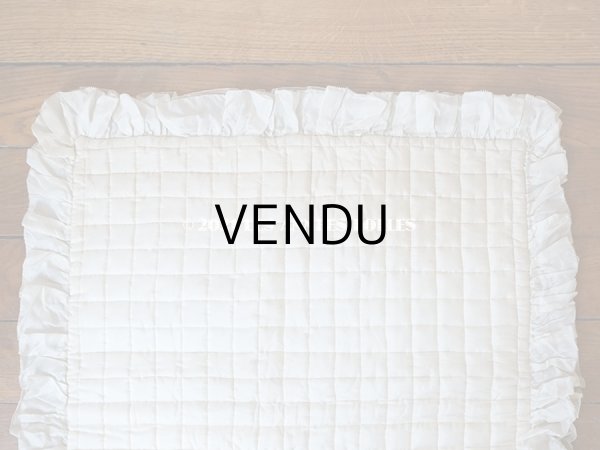 画像12: 1900年代 アンティーク シルク製 大きなポシェット 薔薇と蝶々のハンドペイント オフホワイト (12)