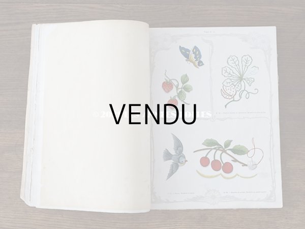 画像9: 1900年代 アンティーク 刺繍の本 LE GUIDE DE LA BRODEUSE - EDITION ARTISTIQUE DE LA BRODERIE LYONNAISE - (9)