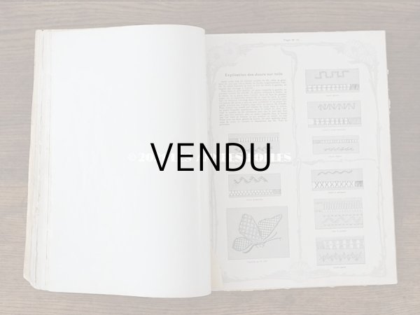画像11: 1900年代 アンティーク 刺繍の本 LE GUIDE DE LA BRODEUSE - EDITION ARTISTIQUE DE LA BRODERIE LYONNAISE - (11)