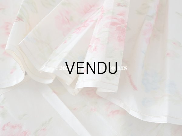 画像12: 19世紀 アンティーク シルク製  ぼかし織り 花模様 幅広リボン 1.75m (12)