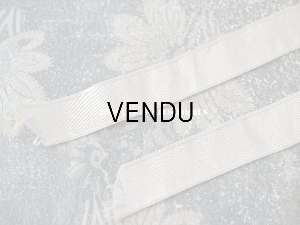 画像12: アンティーク ドール用 小さなボネ パウダーピンクのシルクリボン＆手編みのレース (12)