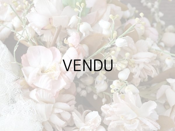 画像7: アンティーク 花嫁のブーケ 薔薇＆鈴蘭&勿忘草のウェディングブーケ 結婚式  (7)