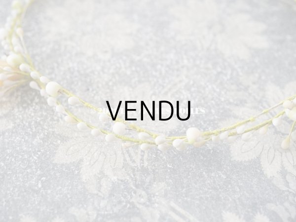 画像10: アンティーク ワックスフラワーのティアラ & ブートニアのセット ウェディング 結婚式 オレンジブロッサム (10)